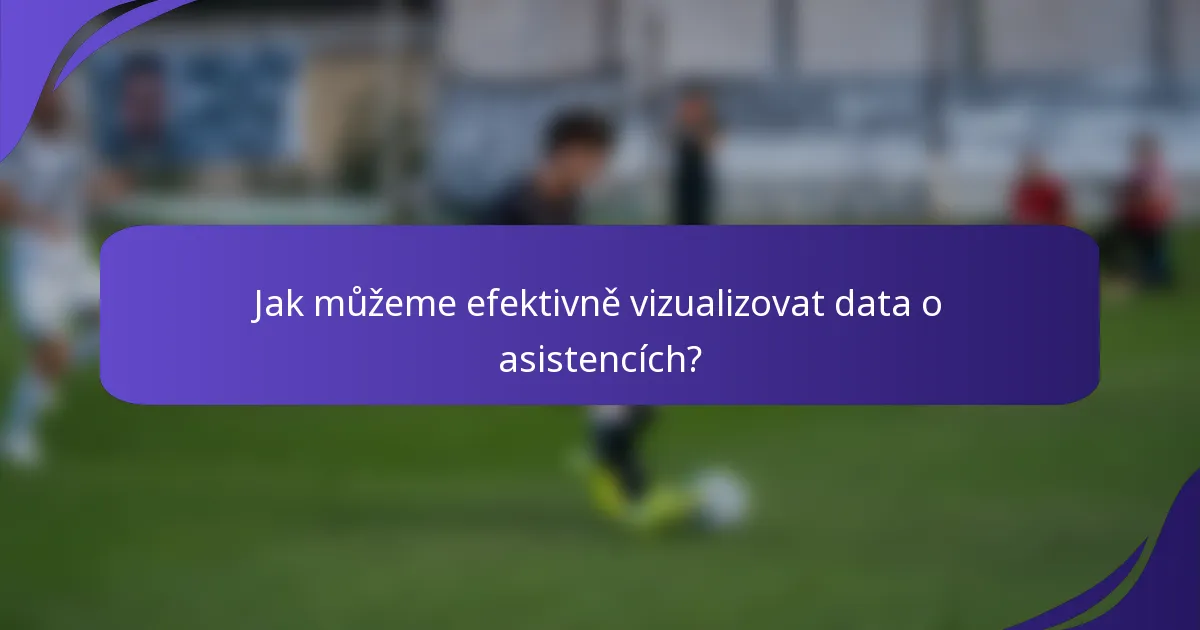 Jak můžeme efektivně vizualizovat data o asistencích?